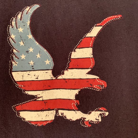 FUN TO THE 4TH Patriotic Eagle Graphic Tee Mens XL - Picture 2 of 4